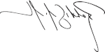 President Robert K. McMahan signature